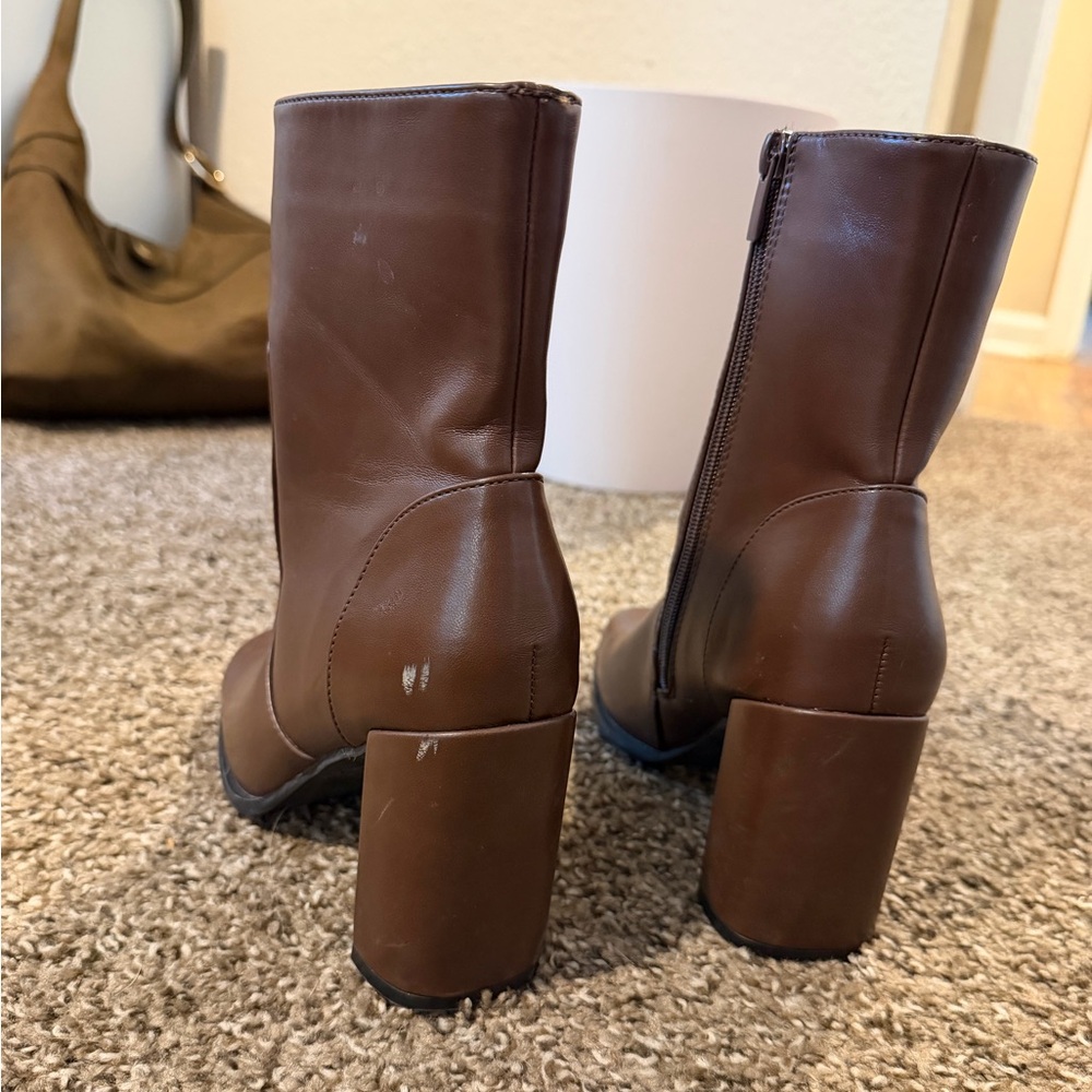 Brown Booties - Picture 3 of 6